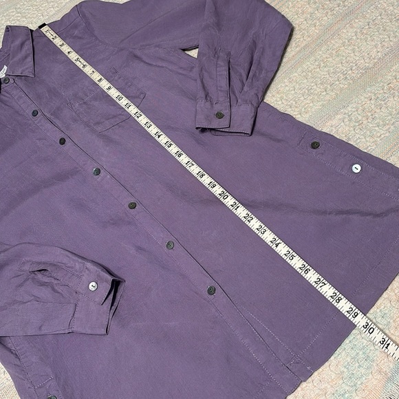 J Jill lavender tunic top * woman's size S * 100% Tencel Lyocell - Picture 6 of 10
